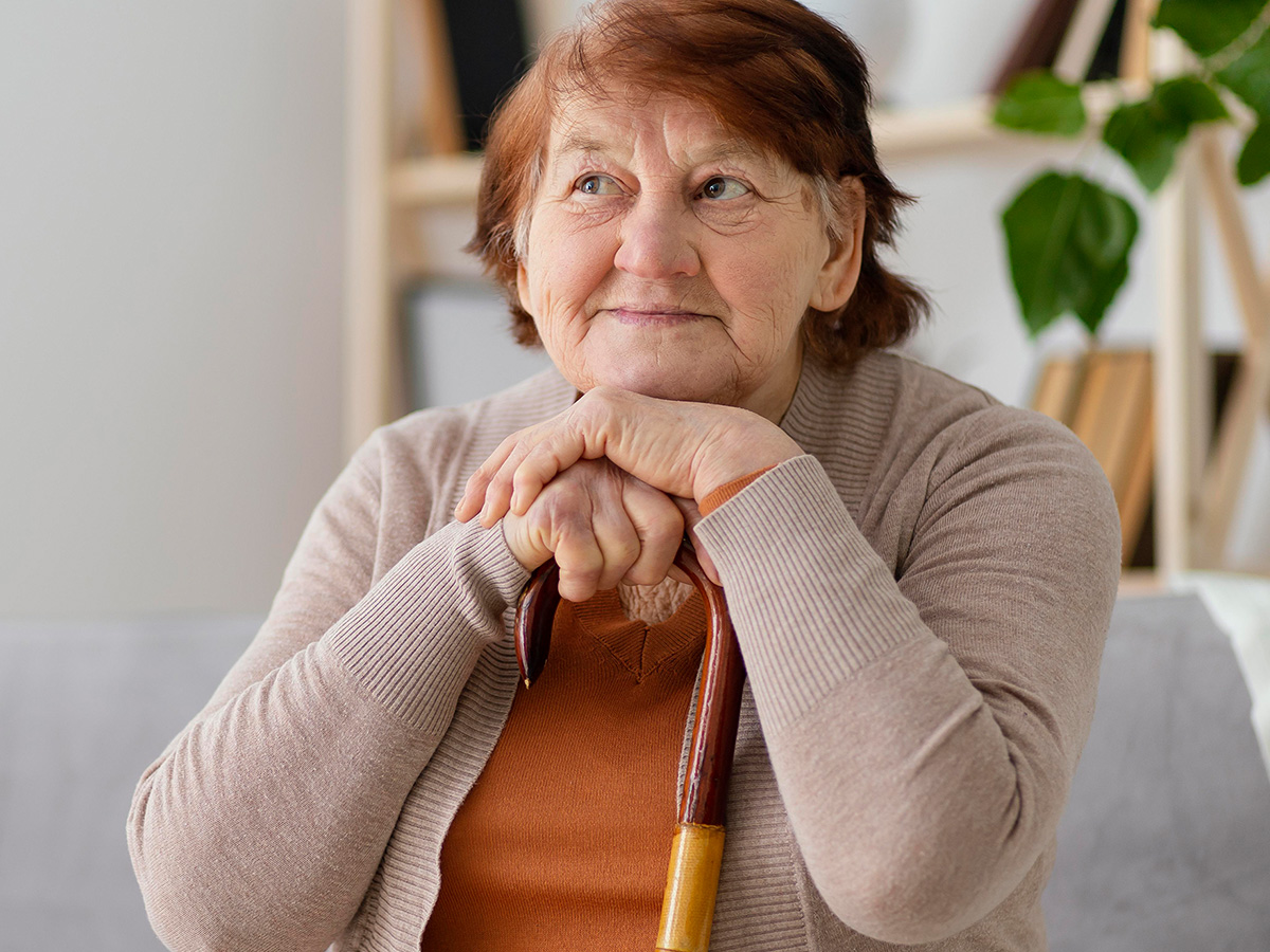 Image of an elderly woman